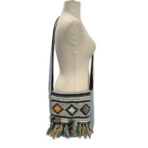 Kyber Side Bag Crossbody Knit Tasseled Boho Festival Gorpcore